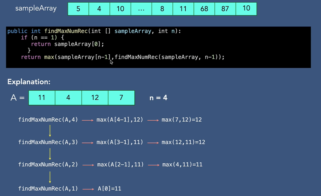 Calculate Recursion Big O